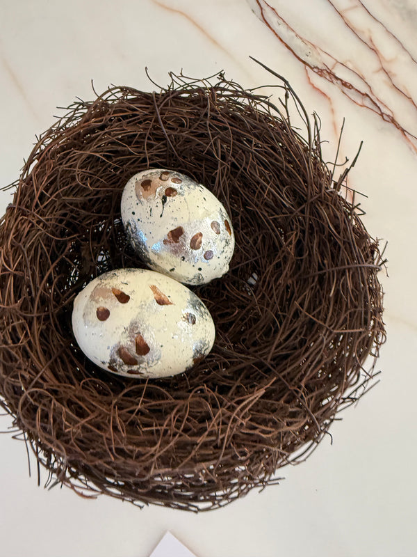 Single Nest Kit – Natural Seagull Deterrent (1 Nest + 2 Eggs)